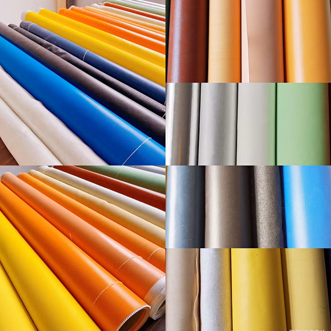 0.7mm 900GSM 4h Satin Woven Heat Resistant Coating Fiberglass Cloth Both Sides Liquid Silicone Coated Fiberglass Fabric