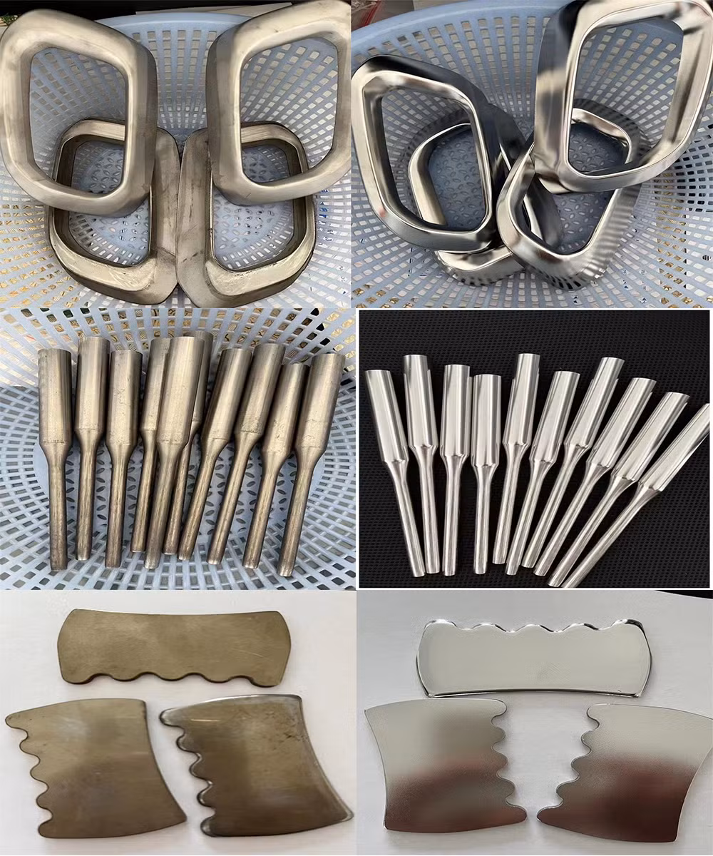 Irregular Shape Spoon Copper Part Used of Magnetic Polishing Machine