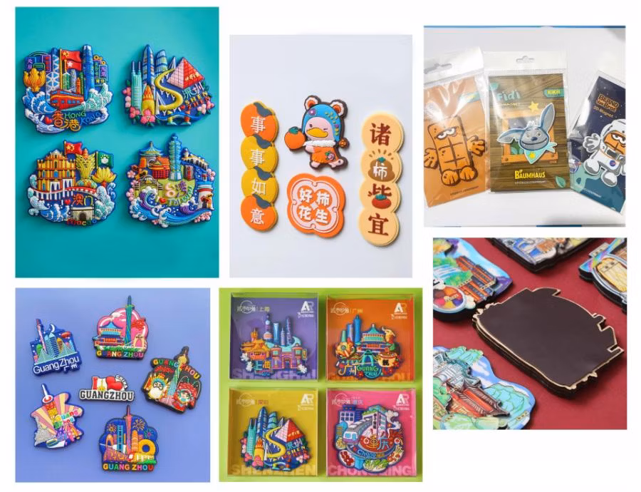 Whosale Animal Snake Shaped PVC Rubber Fridge Magnet