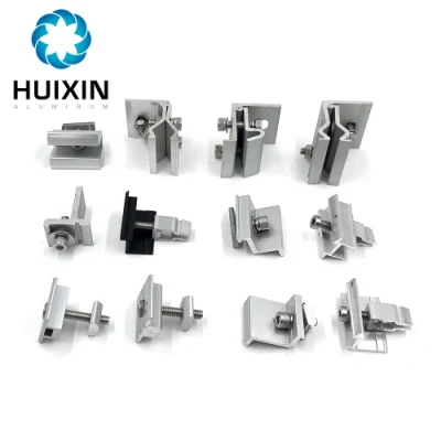 High Quality Photovoltaic Solar Aluminum <a href='/end-clamp/'>End Clamp</a> Mounting Kit