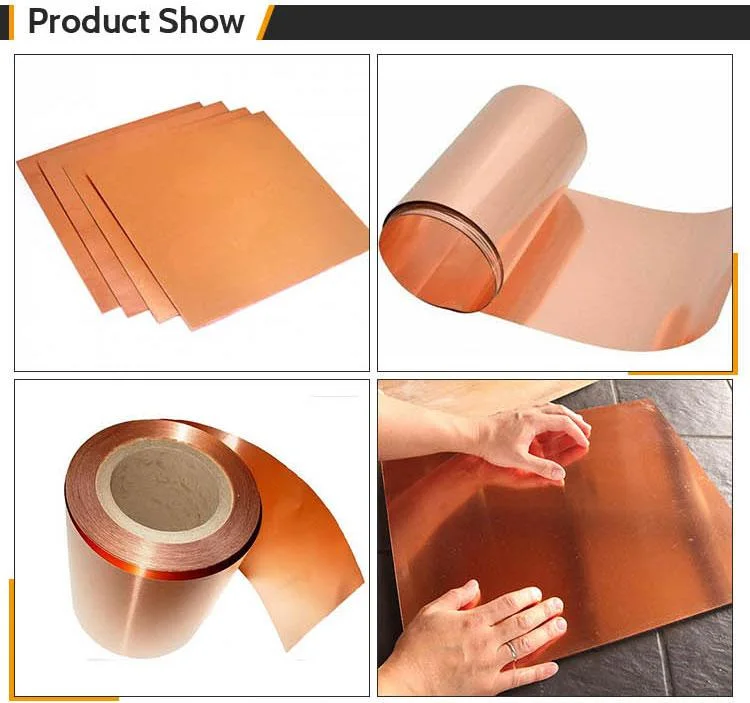 Factory Direct Selling Prices Earthing Plate Sheet Copper Plate Brass Copper 30mm 40mm