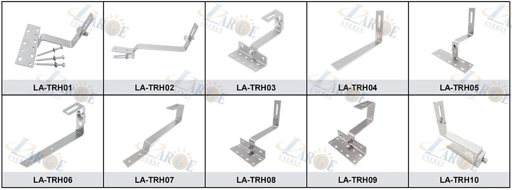 Anodized Aluminum Solar End Clamp Solar Panel Accessories Solar Mounting Fixing End Side Clamp