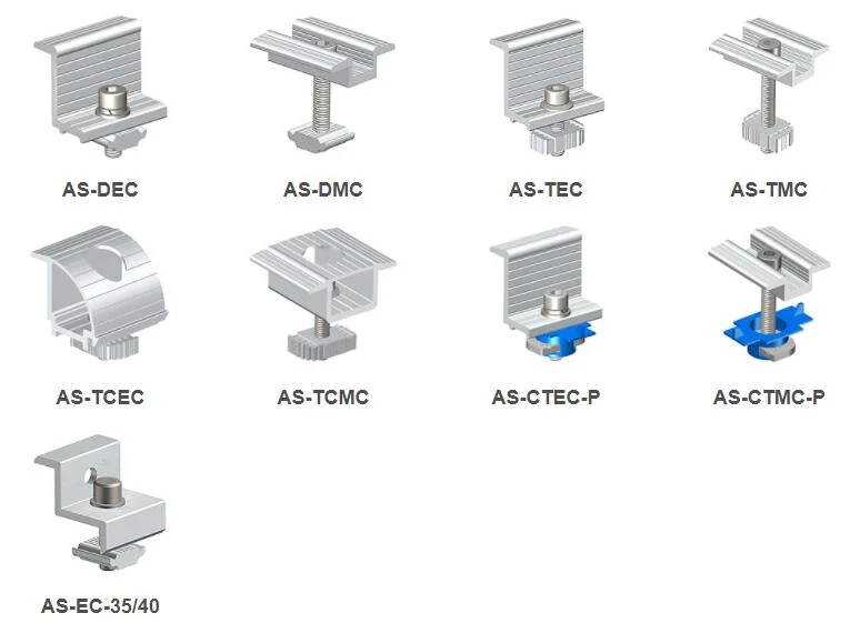 Solar Mounting System MID End Clamp