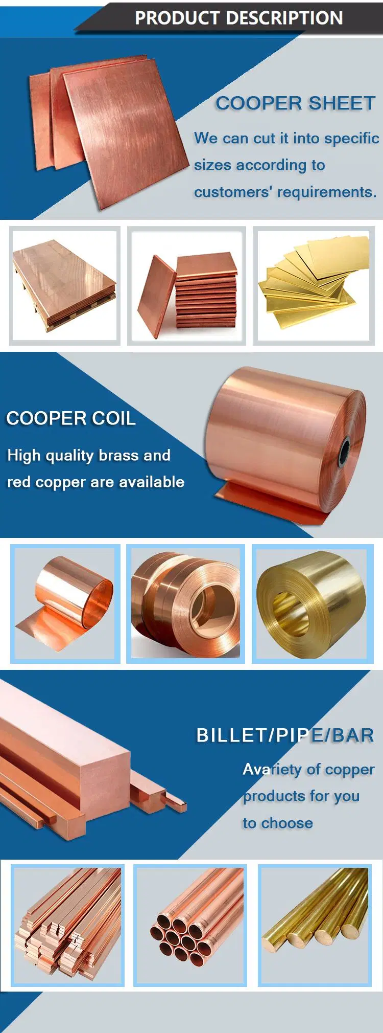 Factory Direct Selling Prices Earthing Plate Sheet Copper Plate Brass Copper 30mm 40mm