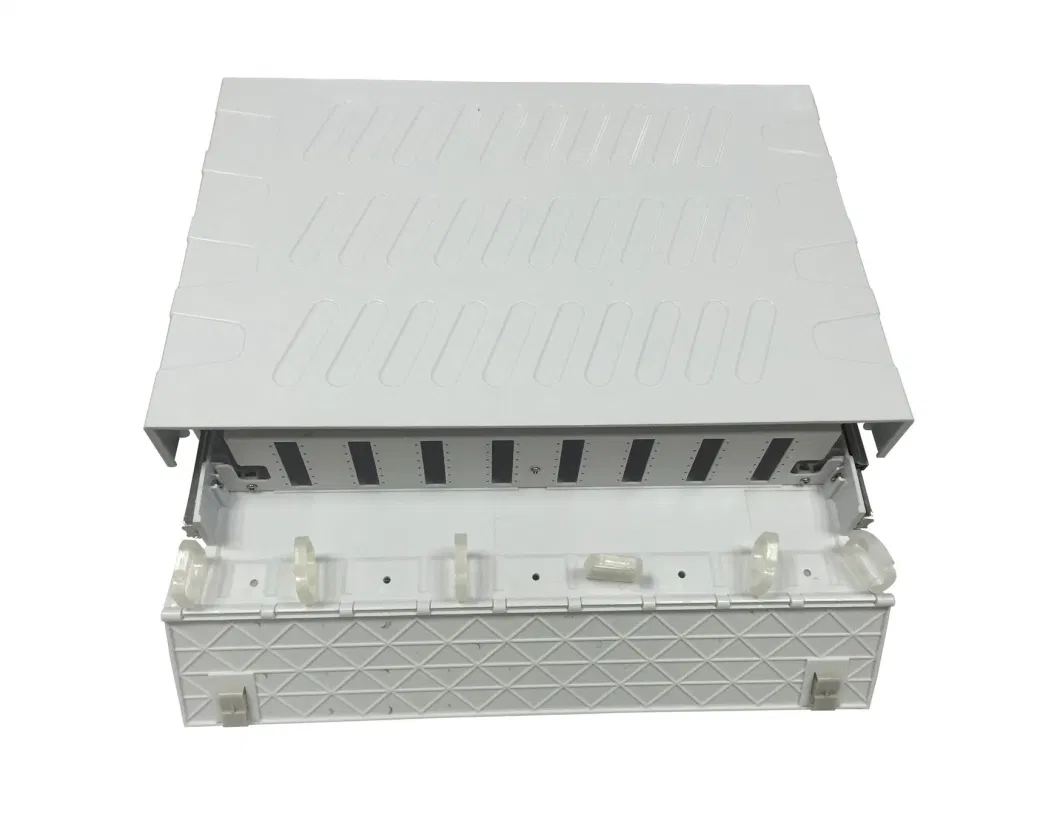 ODF-Prs-2u/240 1PCS Splice Tray Plastic Fiber Optic Distribution With24 Sc/FC/St/LC Simplex