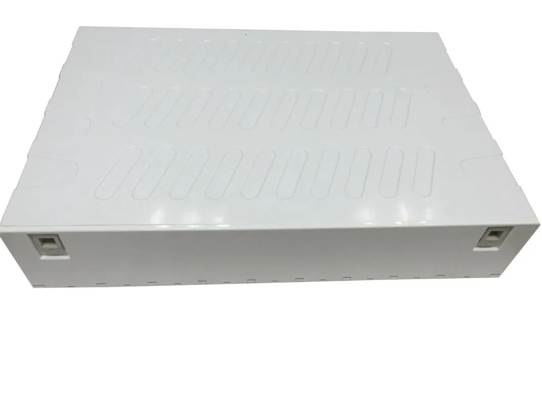 ODF-Prs-2u/240 1PCS Splice Tray Plastic Fiber Optic Distribution With24 Sc/FC/St/LC Simplex