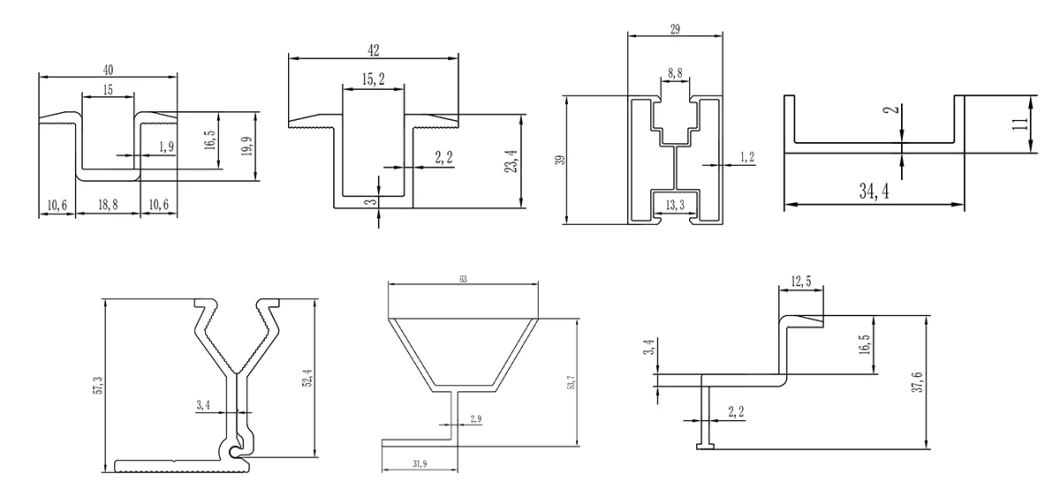 Multiple Models and Styles MID Clamp for Solar Mounting