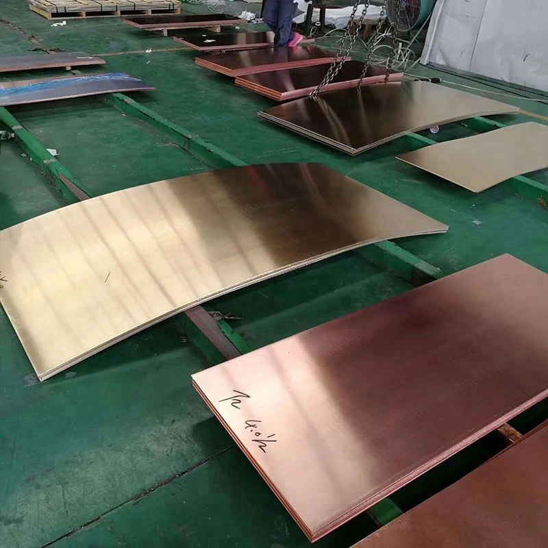 Customized High Precision C101000 C10200 C10300 4X8 Copper Plate 99% Pure Copper Plate Automotive Copper Plate