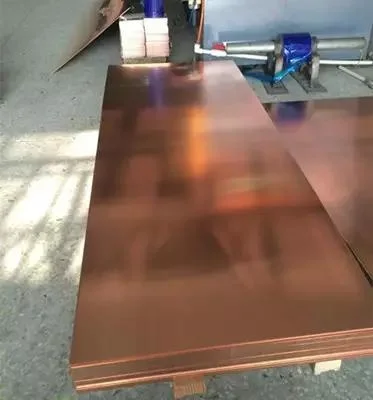 Mill Finished Polished 10mm Full Hardness Thin 99.95% Forging C10400 Copper Plate for Earthing