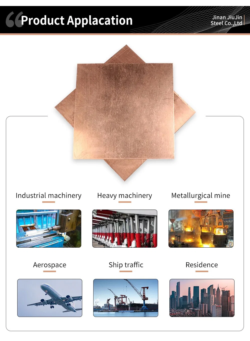 Factory Direct Selling Prices Earthing Plate Sheet Brass Copper Scrap Copper Plates Copper Plate 30mm