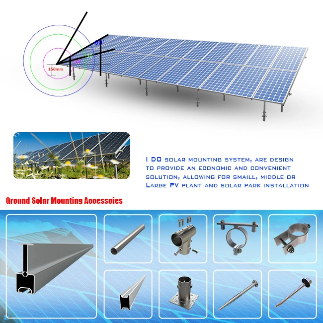 New Design Solar Mounting Clamps PV Mounting MID Clamp (MD0022)