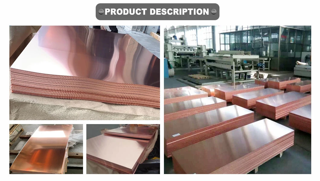 with Best Price C11000 T1 T2 T3 Electrical Pure Copper Earthing Plate