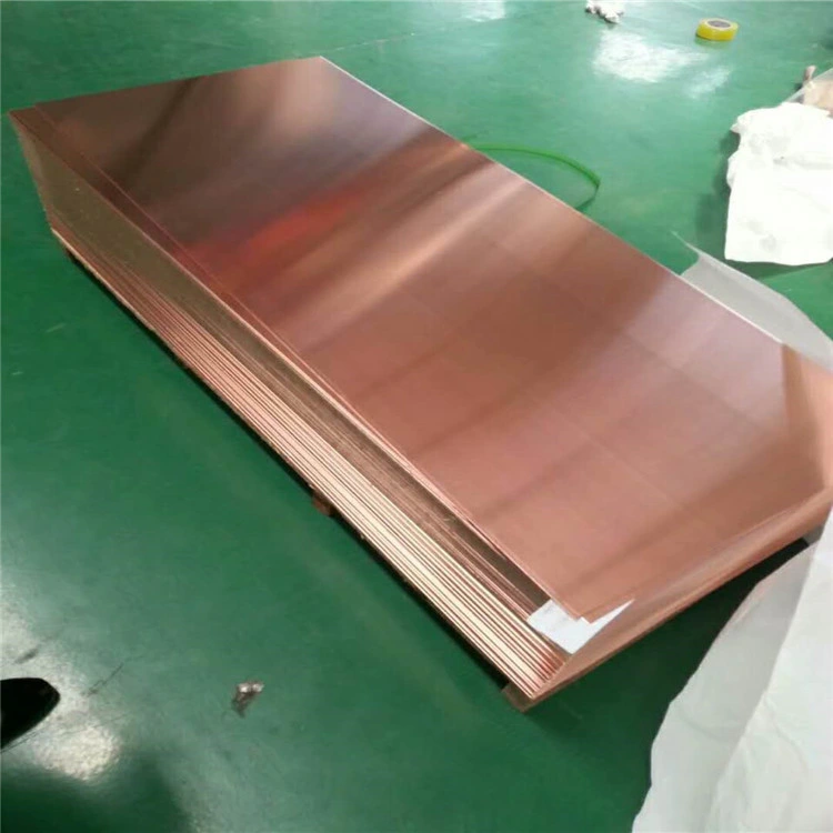 Customized High Precision C101000 C10200 C10300 4X8 Copper Plate 99% Pure Copper Plate Automotive Copper Plate