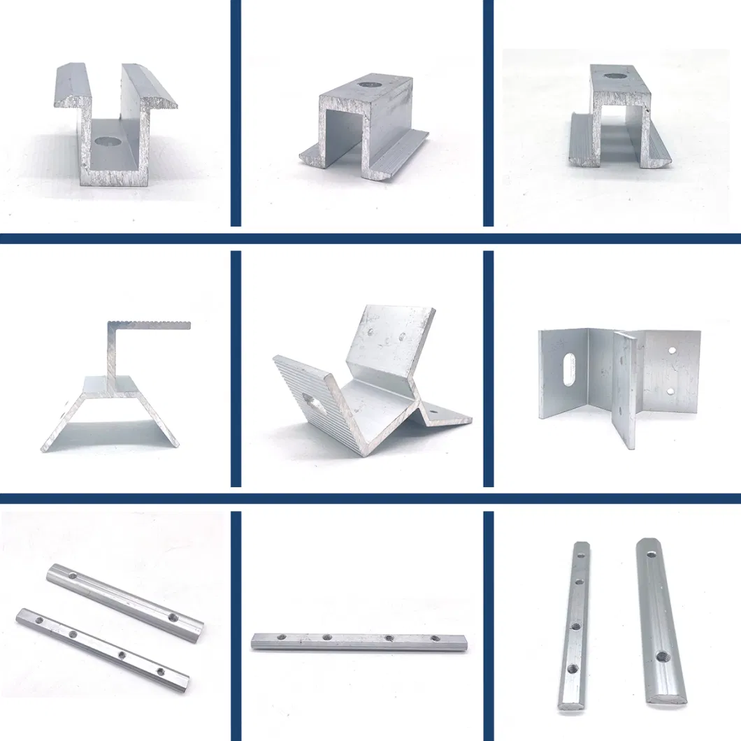 Splice Kit Aluminum Linear Guide Rail Connector Solar Rail Connector Splice for Solar Panel