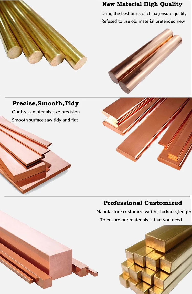 Factory Direct Selling Prices Earthing Plate Sheet Copper Plate Brass Copper 30mm 40mm