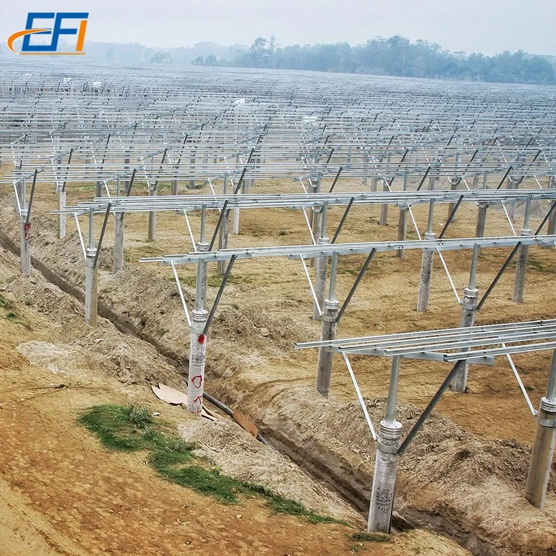 Ground Mounted Photovoltaic Plant Ground Stainless Steel Screw Piles for Solar Brackets