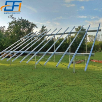 Ground Mounted Photovoltaic Plant Ground Stainless Steel Screw Piles for Solar Brackets