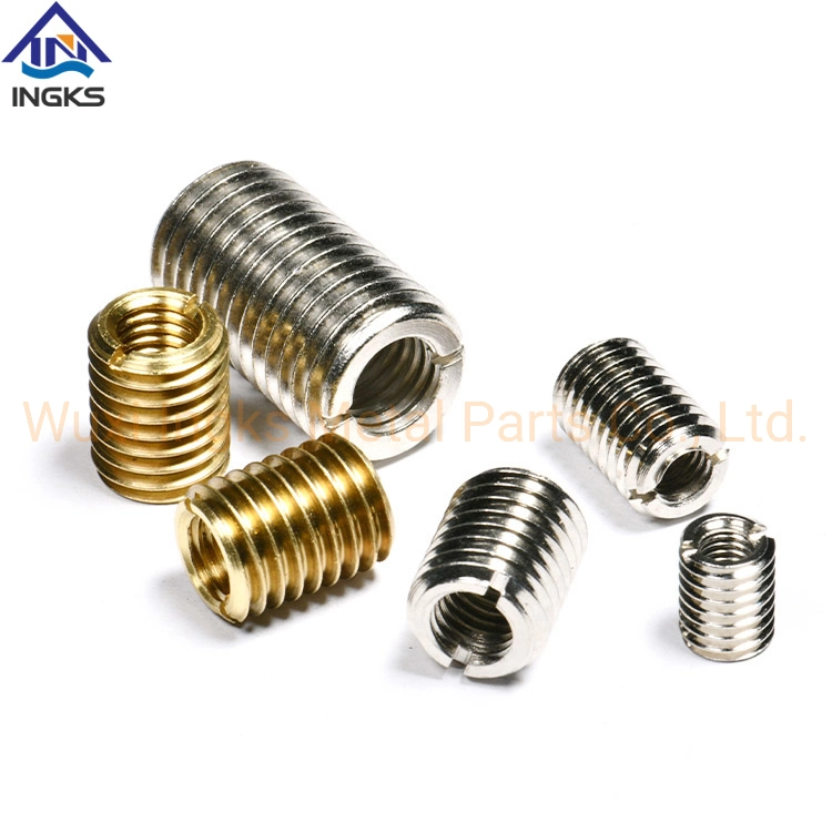 Hot Sale Stainless Steel 304 Cut End Flange Head Slotted Self Tapping Thread Insert Nut