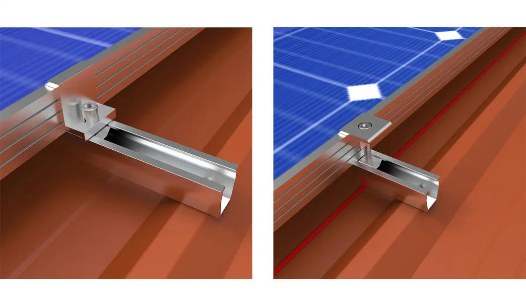 Photovoltaic Panel Kit Solar Panel Aluminium Mount Mini Rail