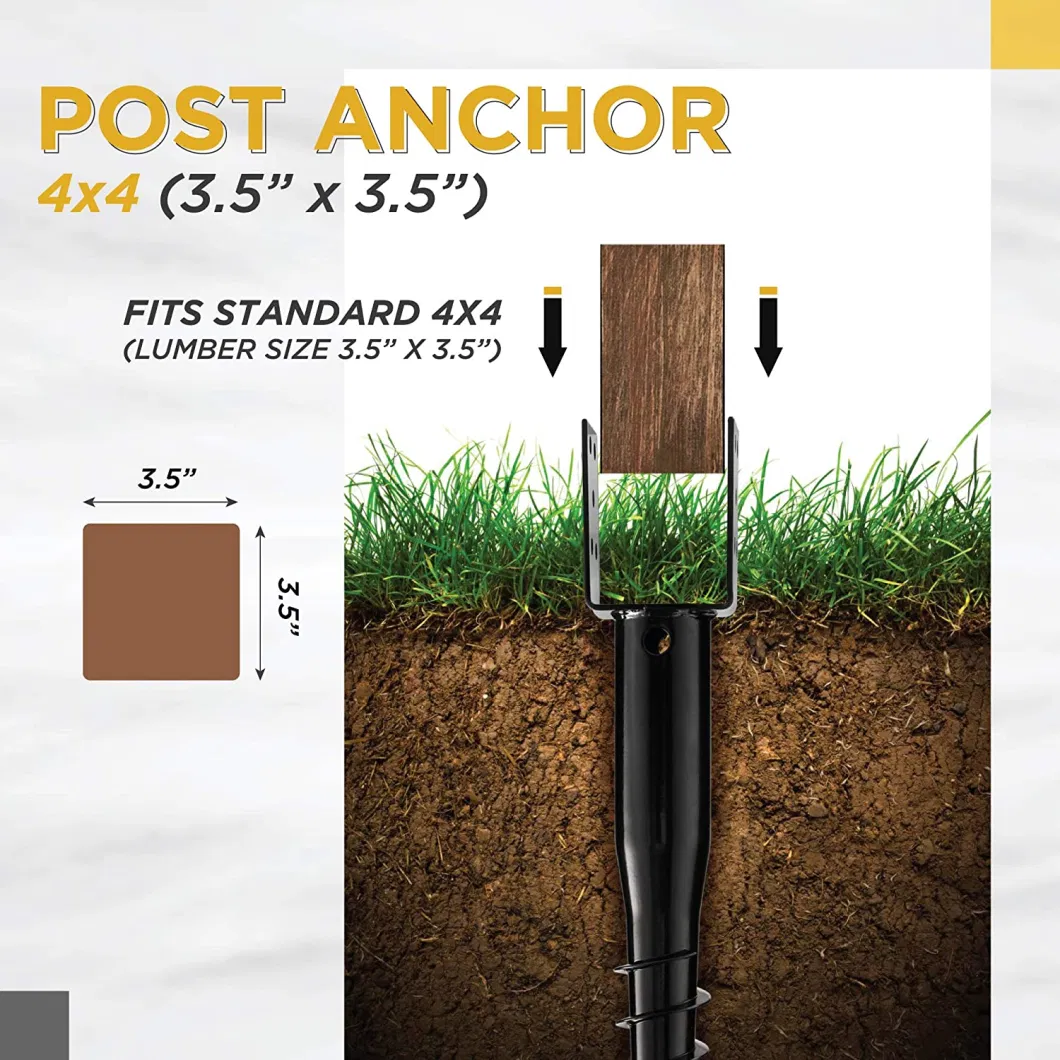 No Dig Ground Anchor for Mailbox Posts and Fence Posts