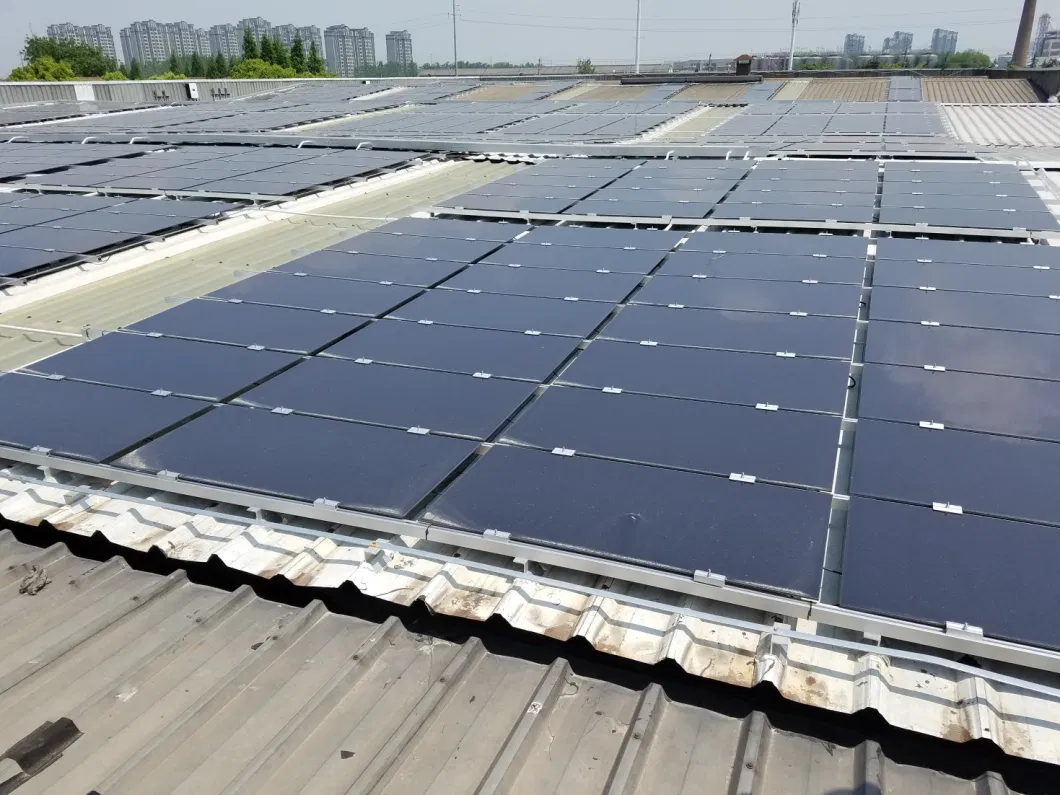 Solar Metal Roof Mounting 29mm U Type Rail Aluminum Bracket Installation System Solar Roof Mounting