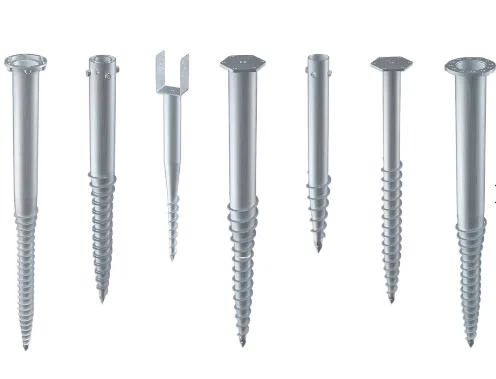 Cheap Hot Dipped Galvanized No Dig Fence Post Anchors / Ground Screw