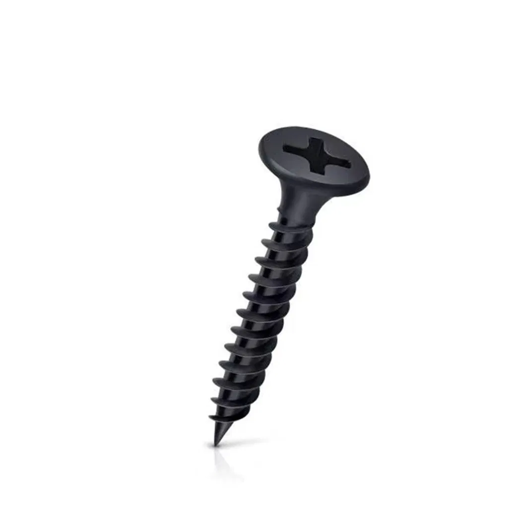 Customized Black Phosphate Gypsum Drywall Screws White Yellow Zinc Hex Head Self Tapping