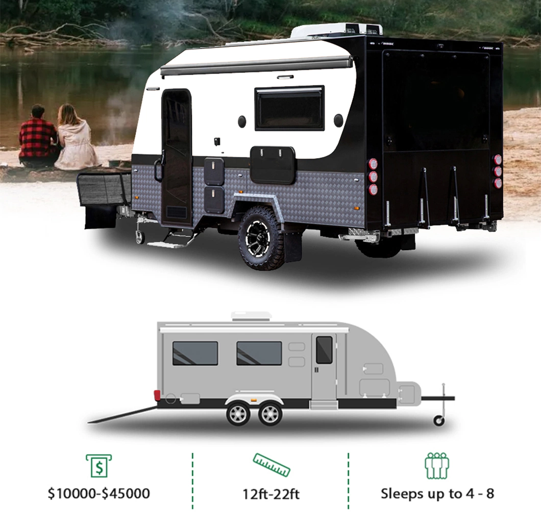 Factory Sale Good Offroad Camper Trailer Van Toy Hauler