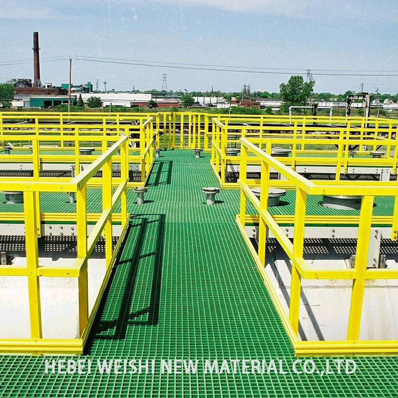 Greening Tree Pool Board Manure Leakage in Aquaculture Farms Fiberglass FRP Grating