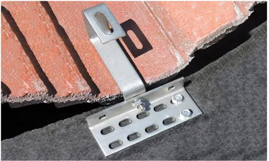 Solar Tile Roof Mounting Solution with Stainless Steel Hook