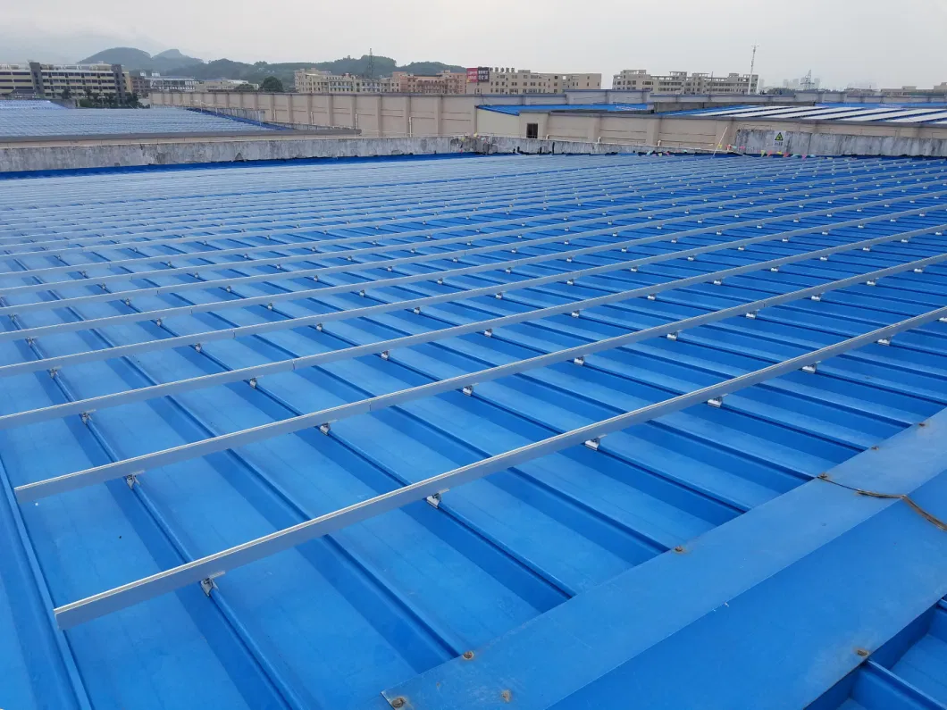 Solar Metal Roof Mounting 29mm U Type Rail Aluminum Bracket Installation System Solar Roof Mounting