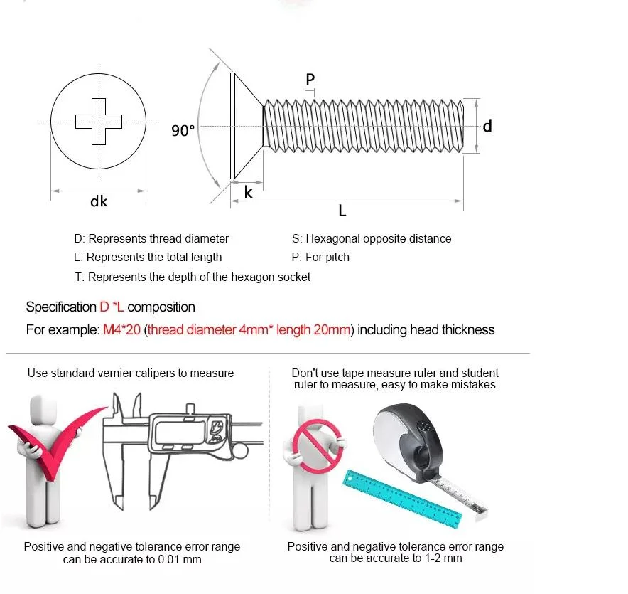 3.5mm-6.5mm Tianjin Wood Screw/Roofing Screw/Machine Screw/Tornillo Self Tapping Screw with CE