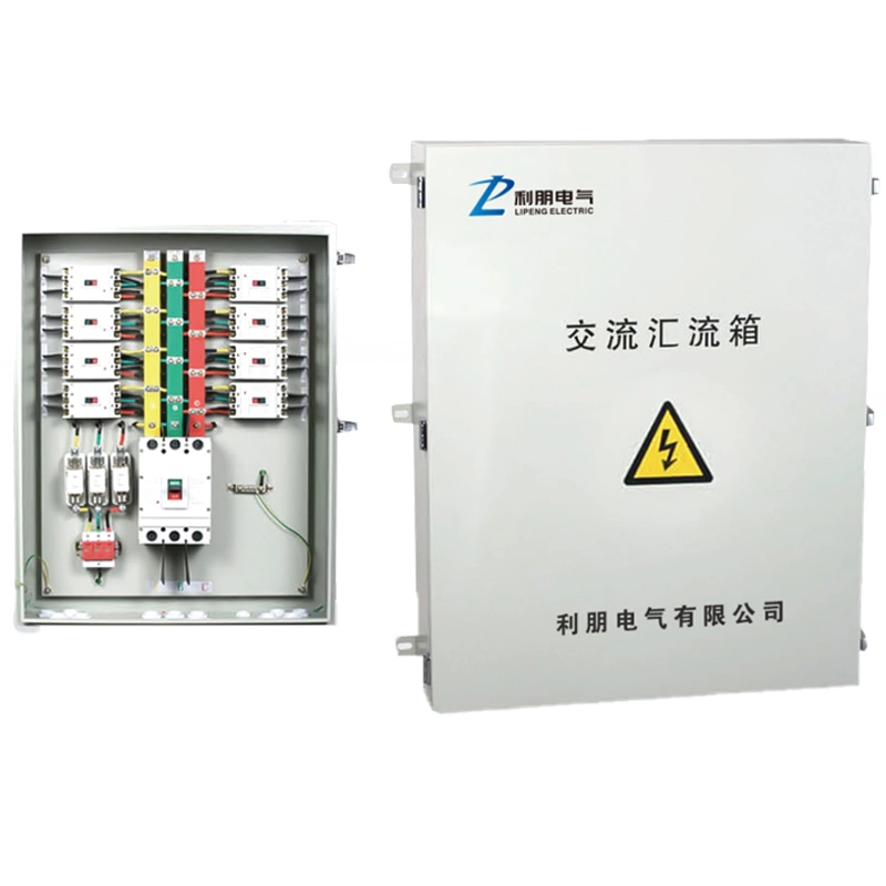 Anti-Reflection IP65 AC Solar PV Array Combiner Box Junction Box for Lighting Protection