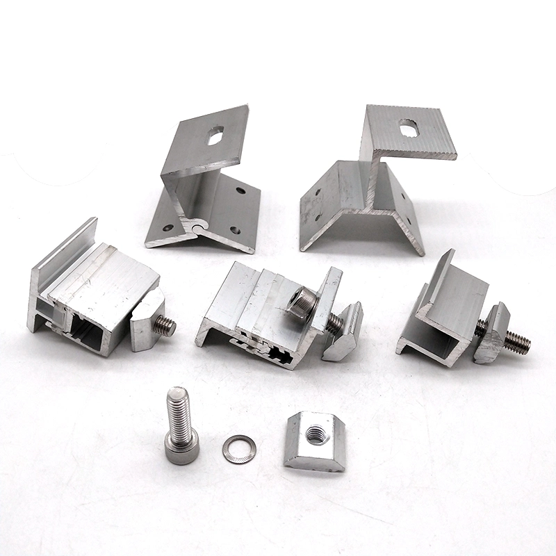 Strain End Clamps for Solar Panel Glass Stainless Steel 316 End Clamps for Solar Middle Clamps Panel Mounting