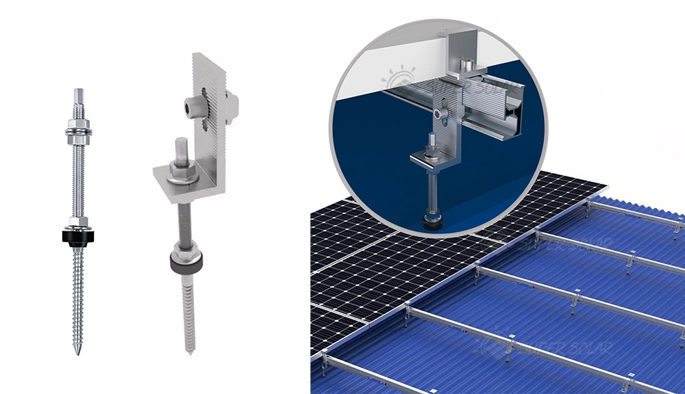 Solar Panels Support Hanger Bolt M10 Solar Stockschrauben Hanger Bolt for Solar