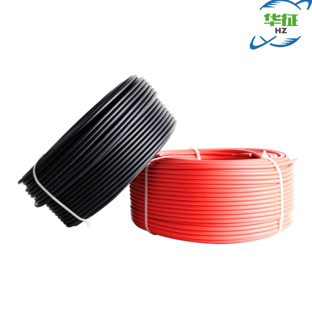 Solar Cable 14/12/10 AWG Double Wire PV Cable Red and Black Insulation Tinned Copper Wire for Photovoltaic Panel Connection