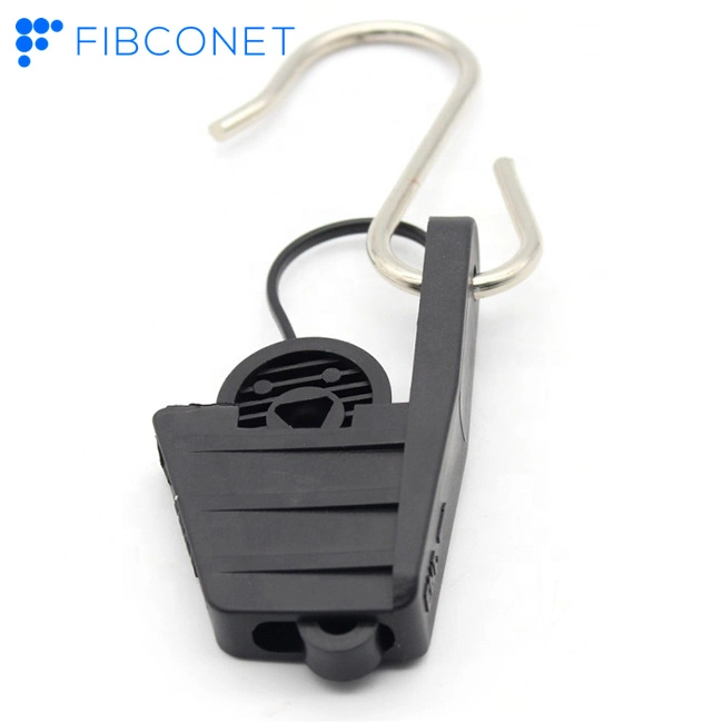 FTTH Fiber Suspension Dead End Cable Nylon Optica Fiber Optic Anchor Clamp