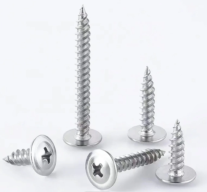 #10&times; 1&quot; Phillips Wafer Truss Head Wood Galvanized Iron Quick Metal Stainless Steel Self Tapping Screw