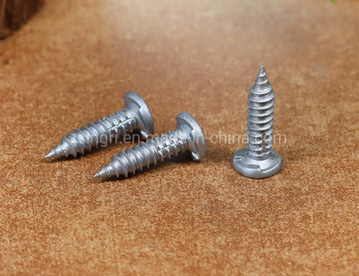 TGR/Tsingri Carbon Steel Coated Four Claws Flat Head Self-Tapping Screws with Cutting Thread