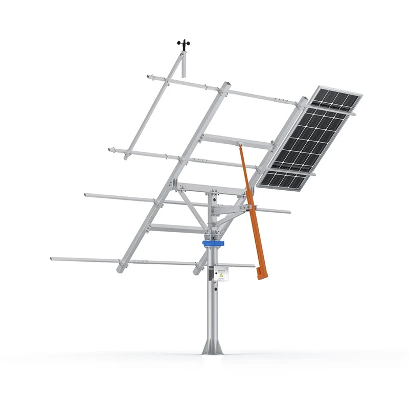 Solar Tracking Controller Photovoltaic Panel System 4kw Dual Axis Solar Tracker