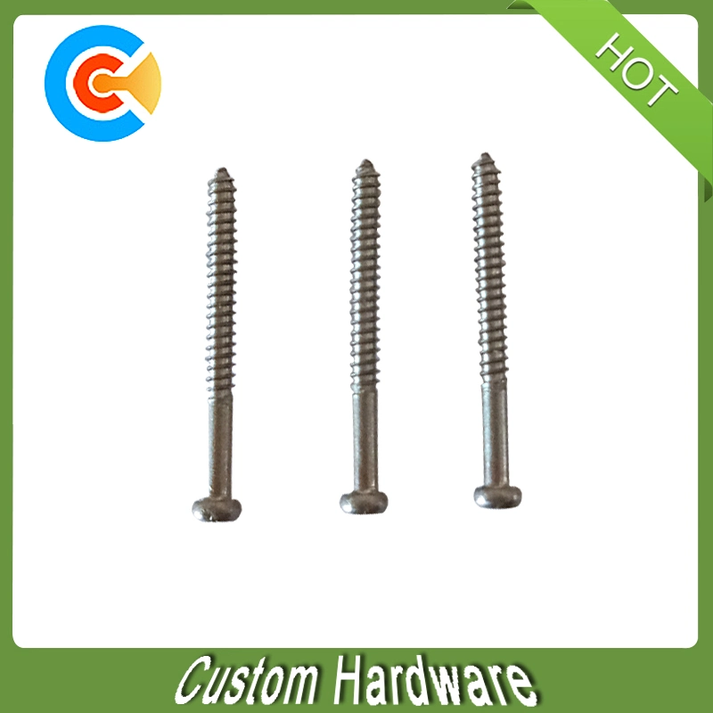 Custom Made Phillips Cross Round Flat Head Long Self-Tapping Screw