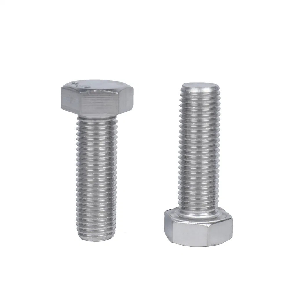 Hexagon Head Bolts, Roofing Screw Self Drilling, Self Tapping Screw Drywall Chipboard Screw Furnit, DIN933/DIN931 Zinc Plated Full Thread Half Thread Hex Bolt