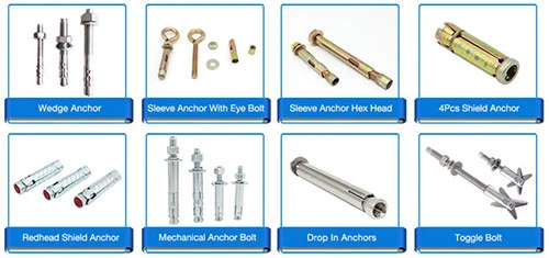 Anchor Wedge Anchor Chemical Anchor Self Drilling Bolt