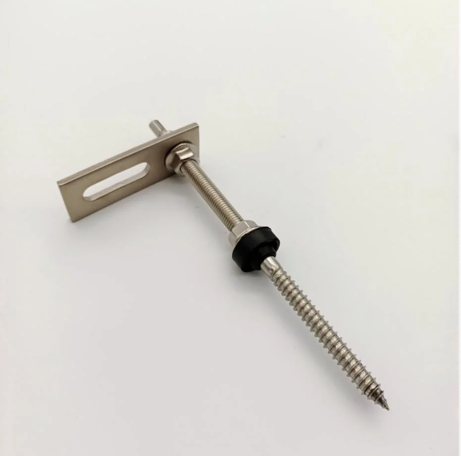 Solar Panel Screw Hanger Bolt with Thread to Go Into Steel Beam Framing M10 Bolts for Roof