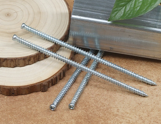 TGR/Tsingri Zinc Coated Torx CSK Small Head Self Tapping Concrete Screws with Long Thread