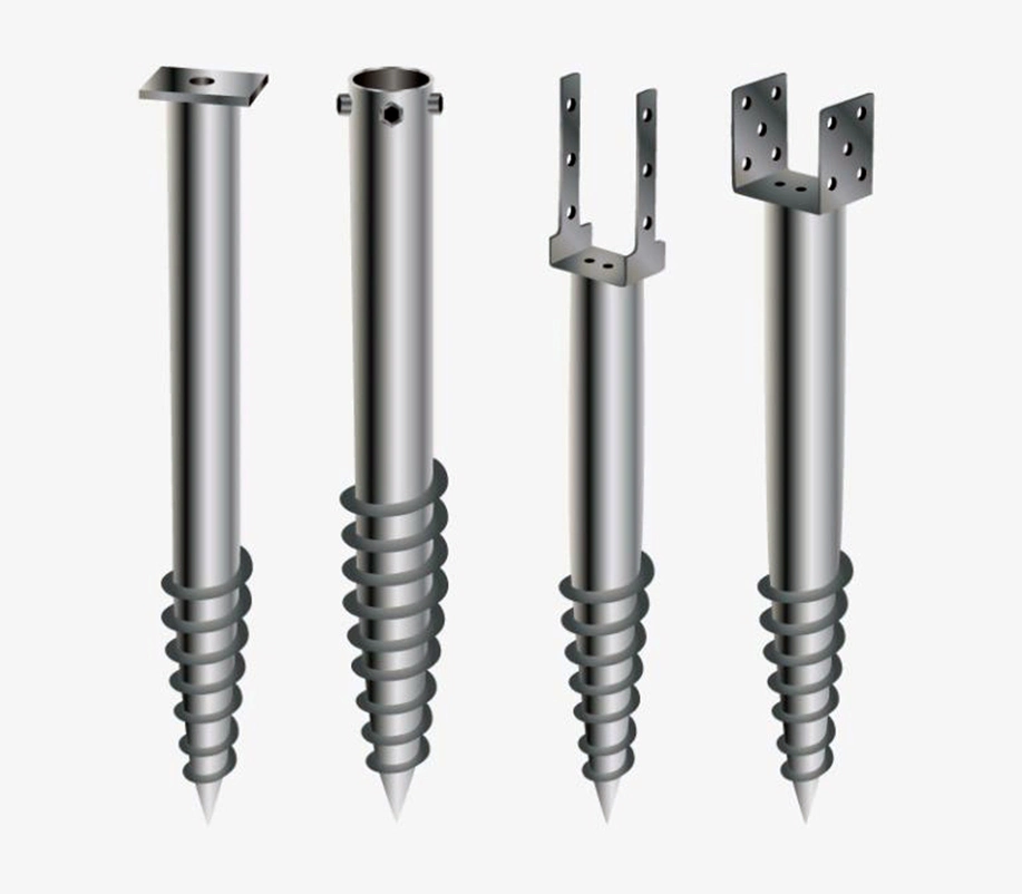 High Quality Solar Mounted Galvanized Ground Screw Pole Anchor