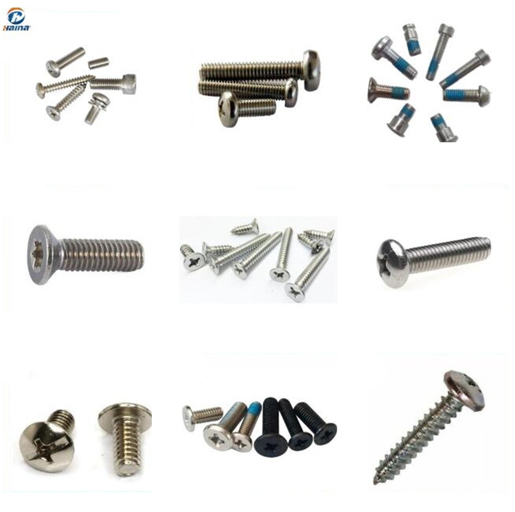 Cross Recessed Pan Head Self Tapping Wood Screw (M2~M24)