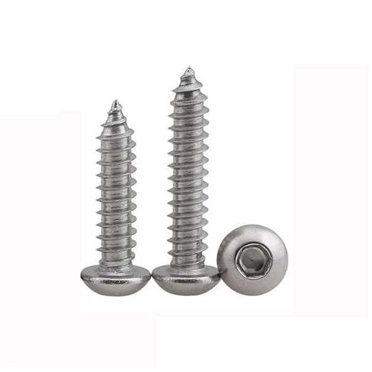 DIN7976 Galvanized Carbon Steel Stainless Steel Hex Flange Head Self Tapping Screw Machine Screw Bolt