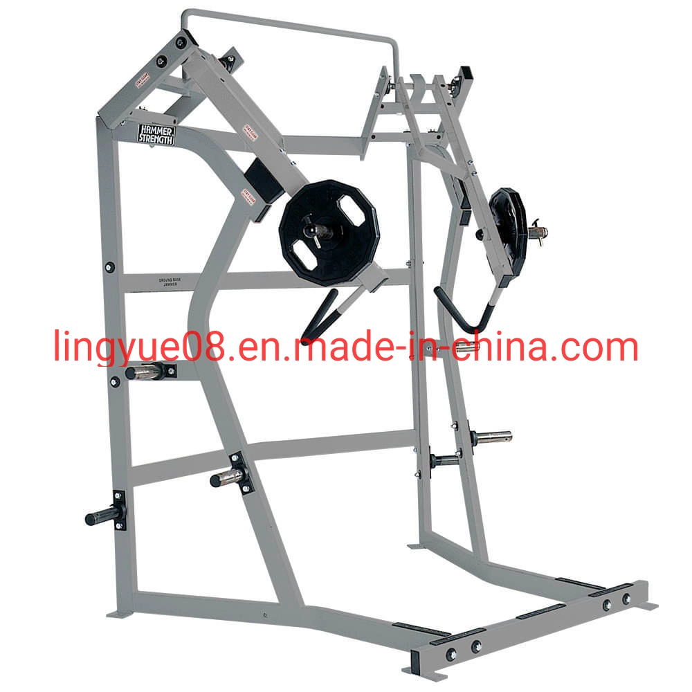 High Quality Fitness Gym Equipment Body-Building Hammer Strength Plate Loaded Ground Base Jammer L-939