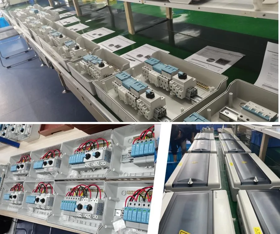 Solar Photovoltaic Junction Box 5in 5 out String Array Disconnecting 1000V DC Combiner Box